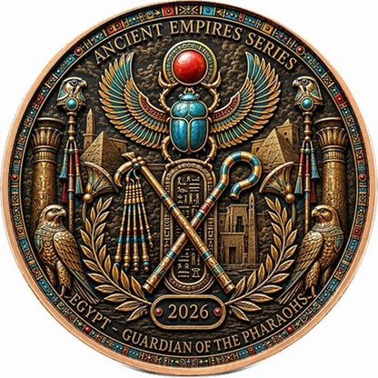 Ancient Empires - Egypt 1 oz Copper Round in Card