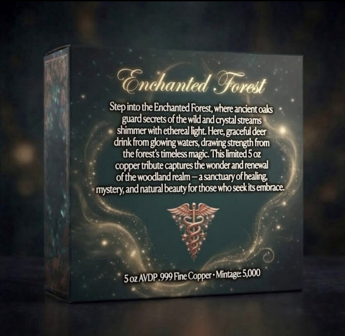2026 Enchanted Forest 5 oz .999 Fine Colorized Copper Medal in Box