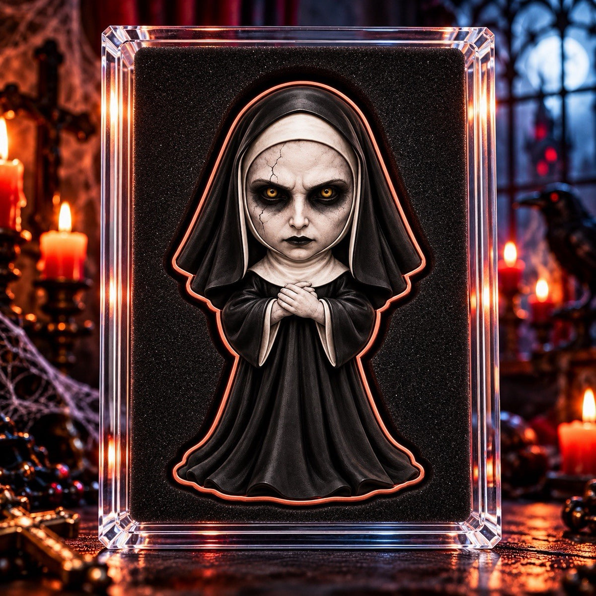 2026 Halloween Icons of Terror: The Nun 1oz Copper Figure