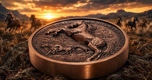 2026 Benin Mustang - Spirit of Independence 1 Kilo Copper Coin