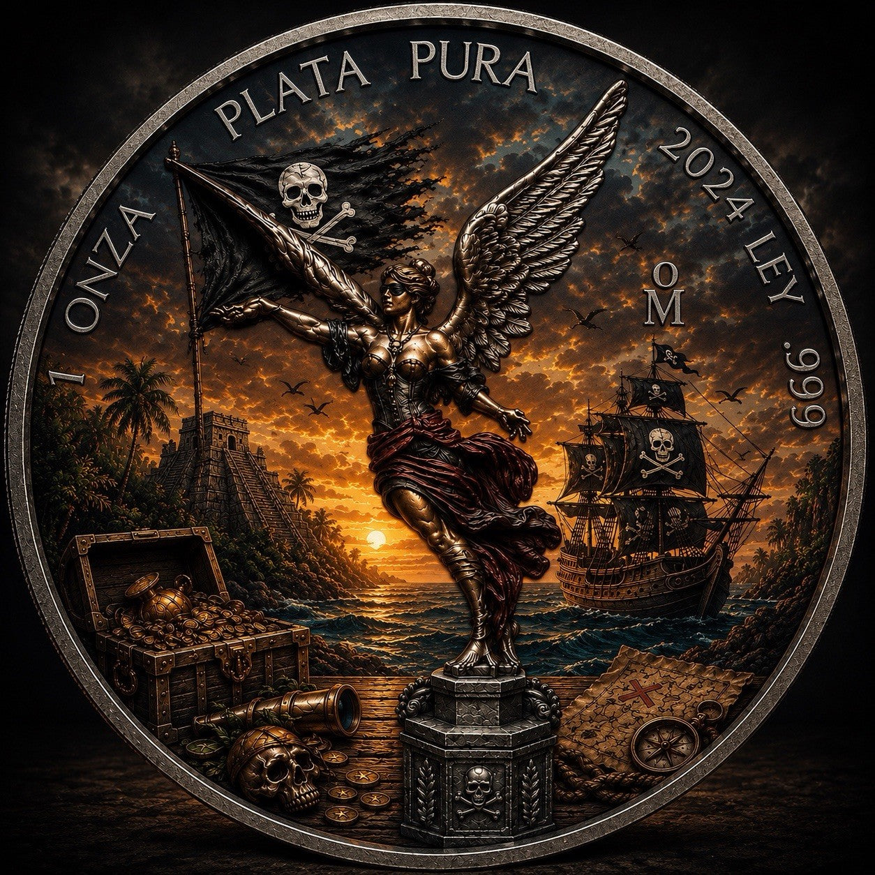 1 oz Colorized Libertad Black Sails (PRE-ORDER)