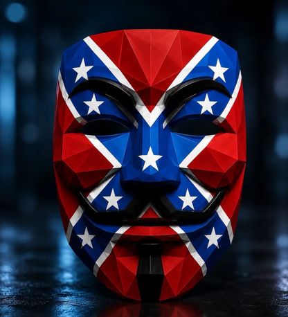 3 oz Fawkes Stackable Copper Mask