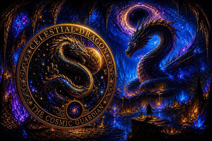 Celestial Dragon Colorized 1 Kilo Copper Medal