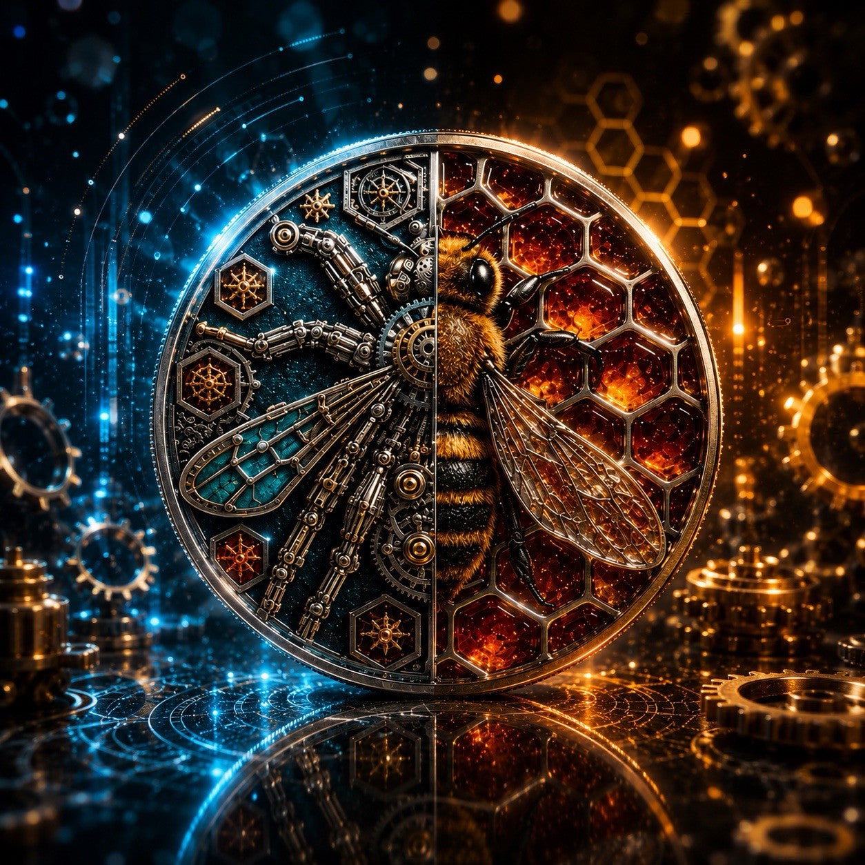 2026 5 oz The Alchemist Bee .999 Copper Round