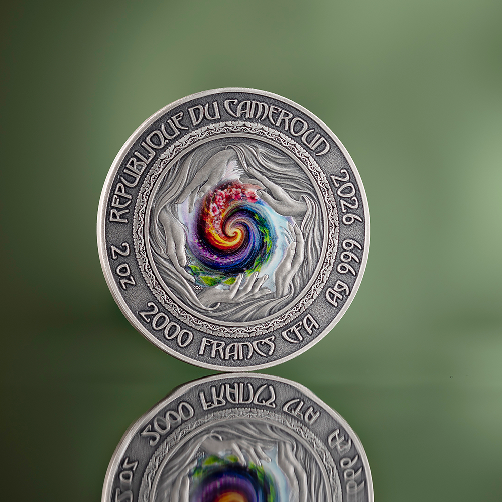 2026 Cameroon Nature Spirits Flower Fairy 2 oz Silver Coin