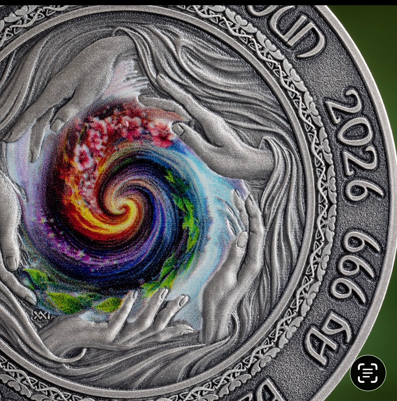 2026 Cameroon Nature Spirits Flower Fairy 2 oz Silver Coin