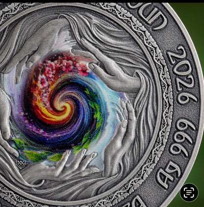 2026 Cameroon Nature Spirits Flower Fairy 2 oz Silver Coin