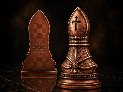 5 oz The Bishop .999 Copper Shaped Bar