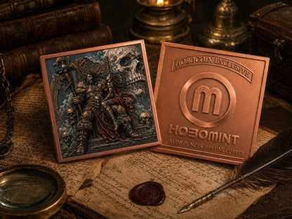 Mythologic Fusion - Throne of the Damned 5 oz Copper Medal