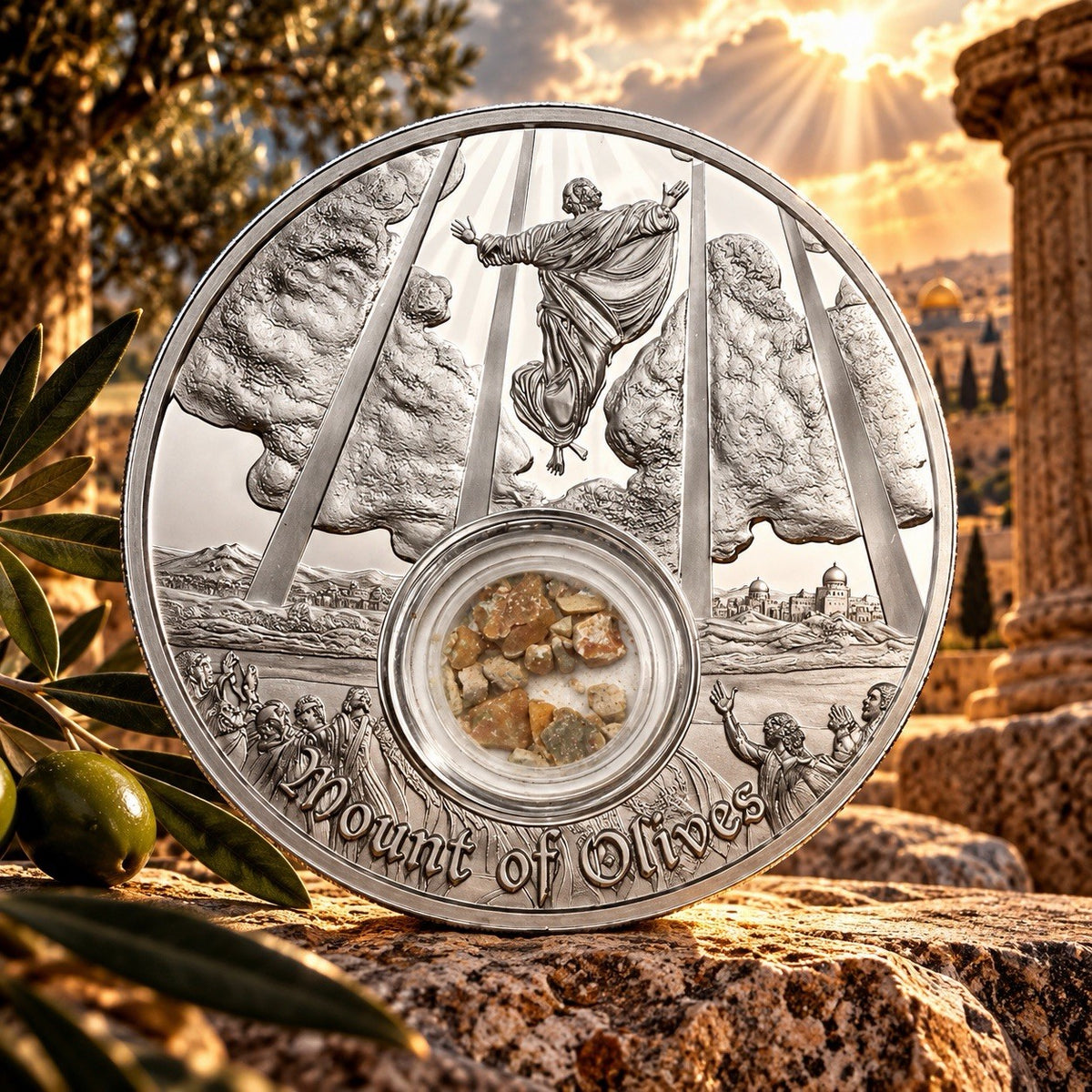 2025 Mesa Grande Footsteps of Jesus Ascension 1 oz .999 Silver Coin