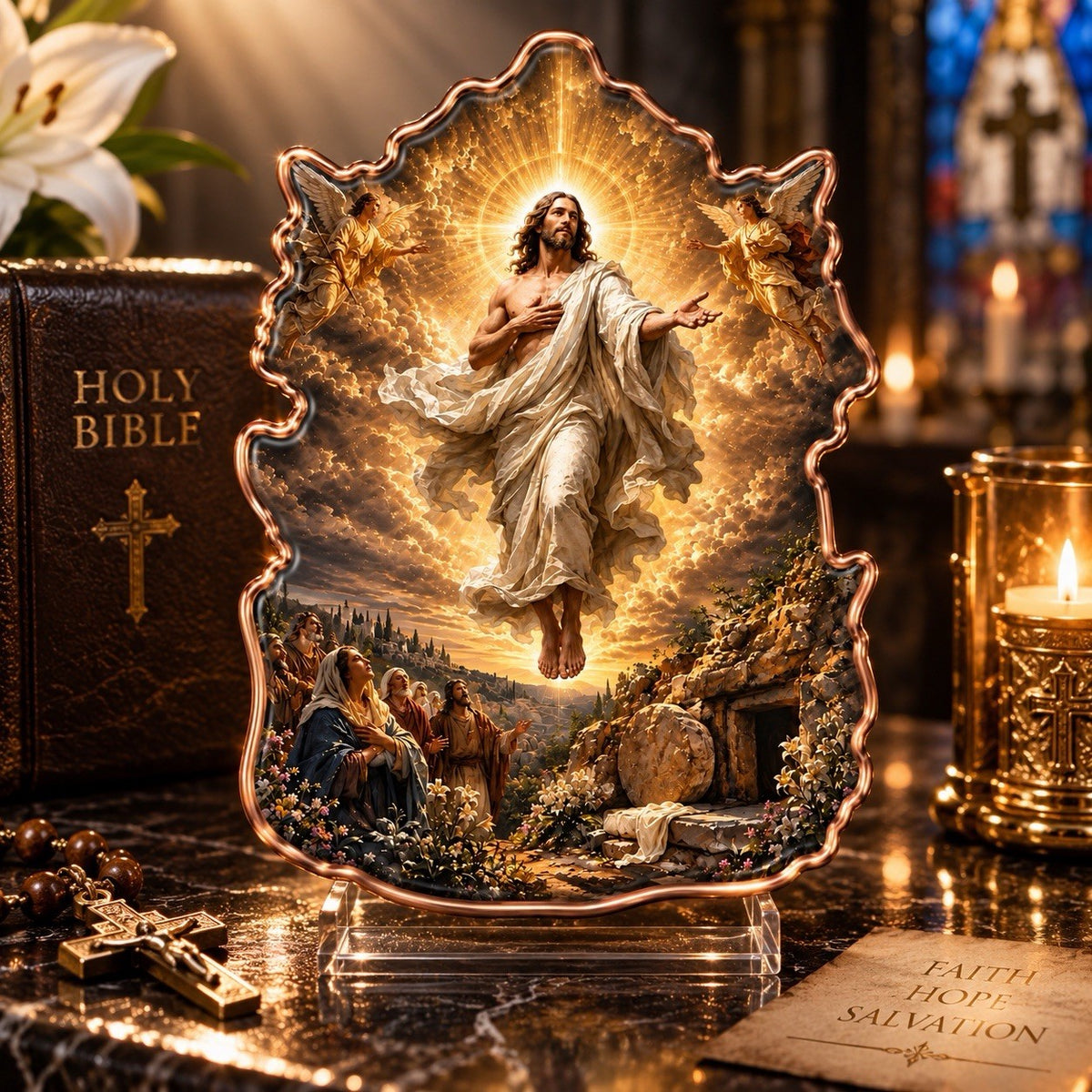 2026 The Glorious Ascension of Christ 5oz Copper Shaped Coin