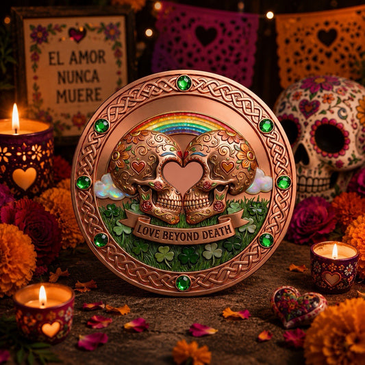 2026 Memento Mori Series Love Beyond Death 1oz Copper Coin Día de Los Muertos