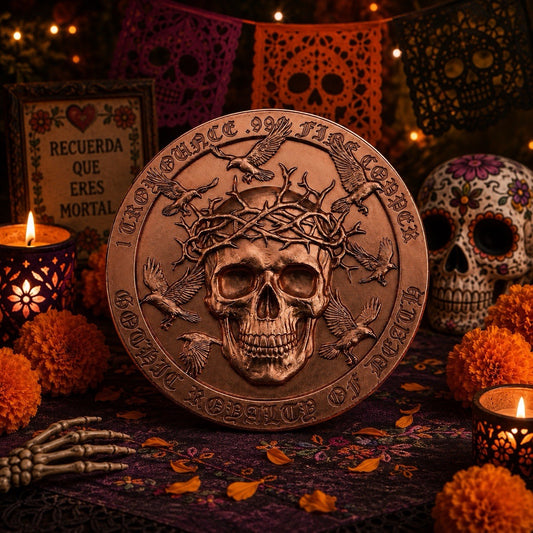 2026 Memento Mori Series Love Beyond Death 1oz Copper Coin Día de Los Muertos