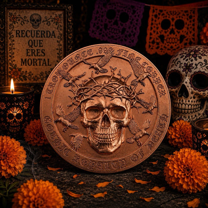 2026 Memento Mori Series La Catrina 1oz Copper Coin Día de Los Muertos