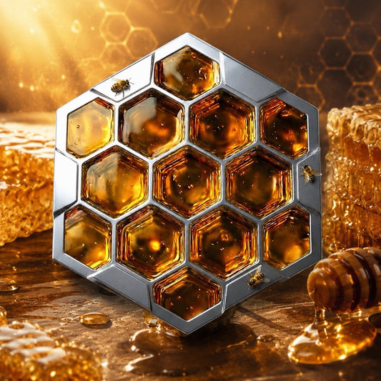 HEXAHIVE BEE Silver Gilded 10 oz Copper Medal 2026