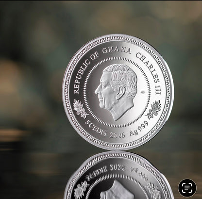 2026 Ghana Summer Tree of Life 1 oz Silver Coin
