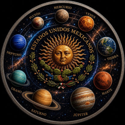 2024 Mexico Libertad Saturno Edition 1 oz Silver Coin