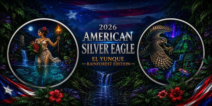 2026 American Silver Eagle: El Yunque Rainforest Edition 1oz Silver