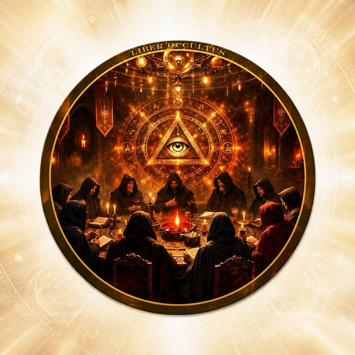 Illuminati 1 oz  .999 AVDP Copper Round