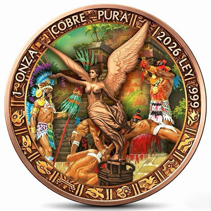 2026 Mexico Libertad History of the Aztec 2 x 1 oz Copper Round Set