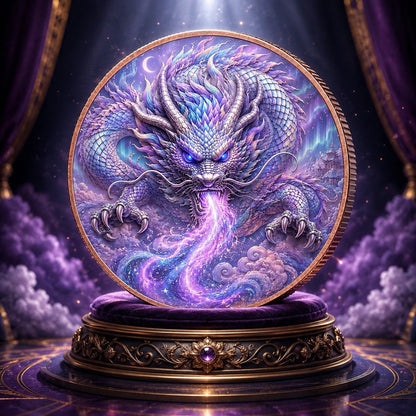 2026 Chinese Myth Dragon Series: Fantasy Fury UV 1 oz Copper Coin