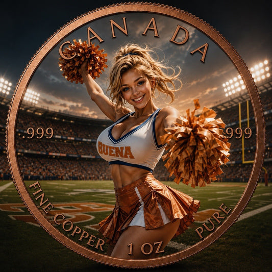 2025 Canada Maple Leaf Naughty Temptation l 1oz Copper Coin