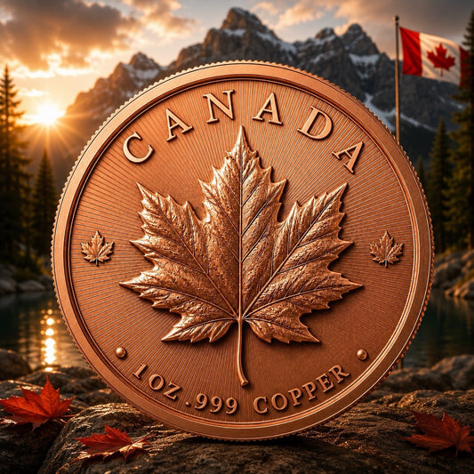 2025 Canada Maple Leaf Naughty Temptation l 1oz Copper Coin