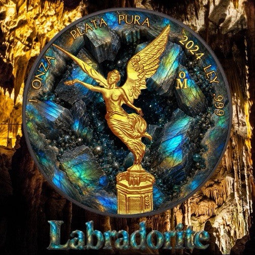 2024 Mexico Libertad Labradorite Crystal Cavern 1oz Silver