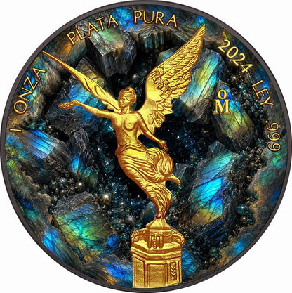 2024 Mexico Libertad Labradorite Crystal Cavern 1oz Silver