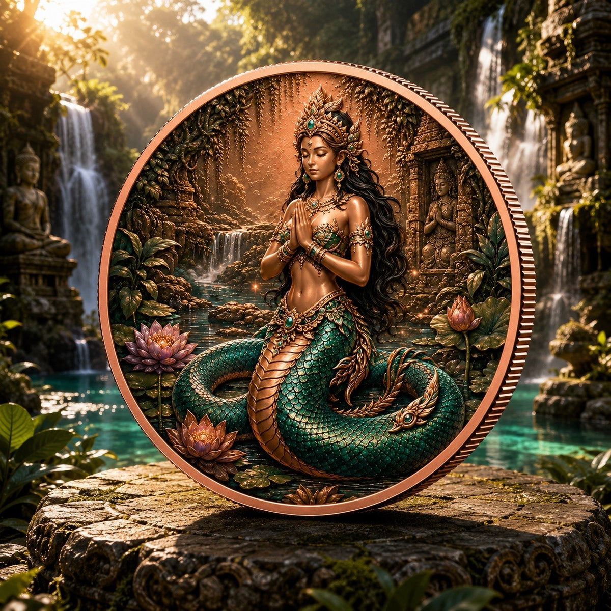 Mythical Creatures Series: Fantasy Noga 5 oz UHR Copper Coin
