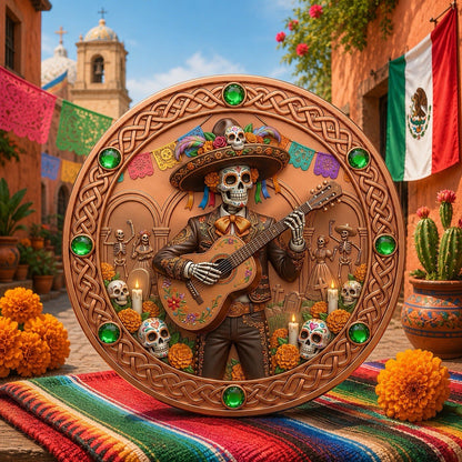 2026 Memento Mori Series Mariachi Musician 1oz Coppe Coin Día de Los Muertos