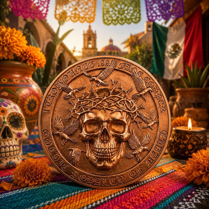 2026 Memento Mori Series Mariachi Musician 1oz Coppe Coin Día de Los Muertos