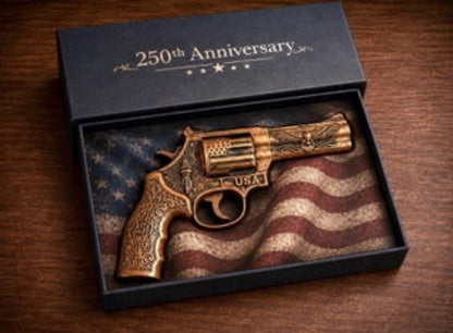 250th Anniversary 3D Revolver 2.5 oz Copper Medal