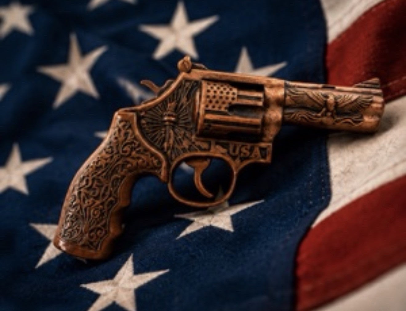 250th Anniversary 3D Revolver 2.5 oz Copper Medal