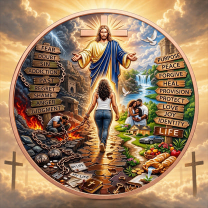 2026 Jesus Series: The Choice From Darkness to Christ 5oz Copper Coin