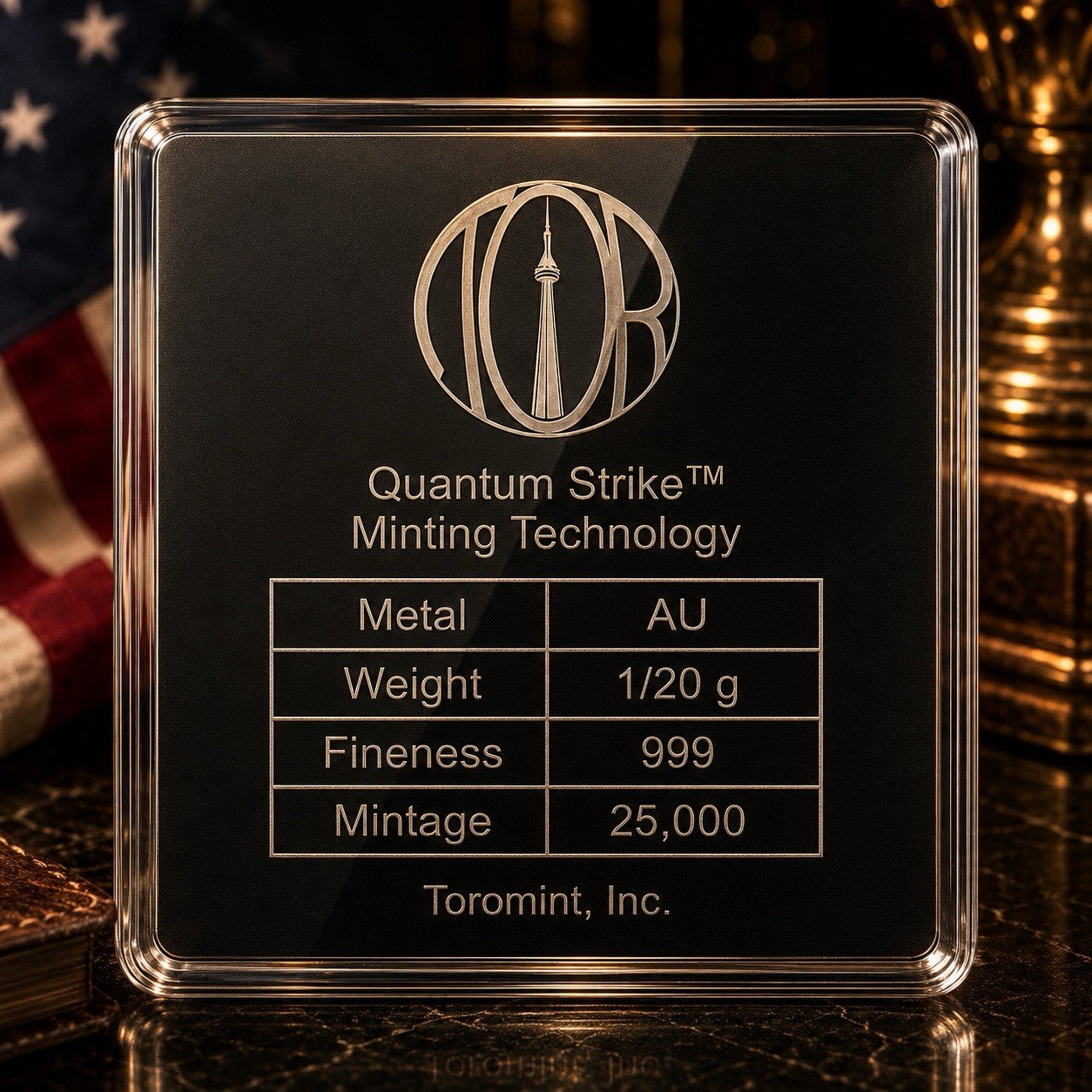 American Eagle 250th Anniversary Shaped 1/20g Gold Medal