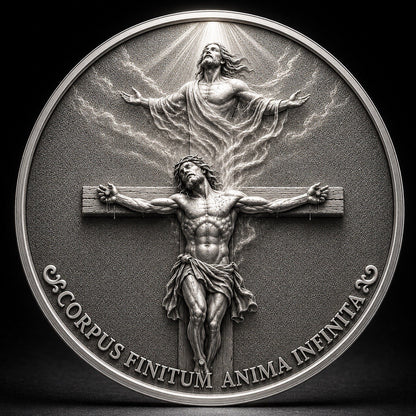 Jesus Christ - Finite Body, Infinite Soul 3g Silver Round