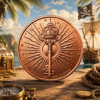 2026 Beauty Pirates Series: Abyss Raider 1oz UHR Copper Coin