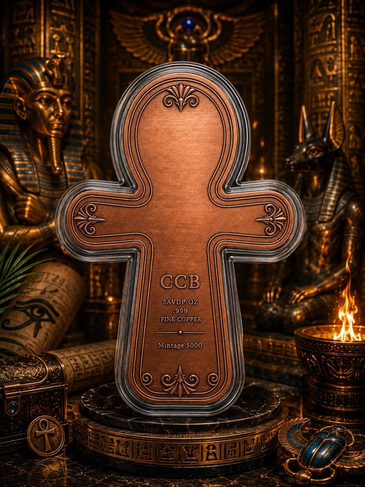 2026 5 oz Key of Life Shaped Copper