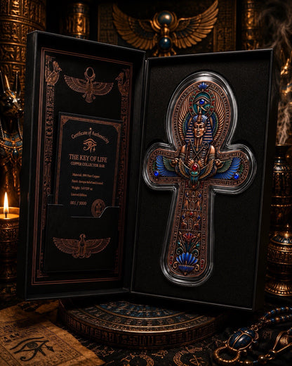 2026 5 oz Key of Life Shaped Copper