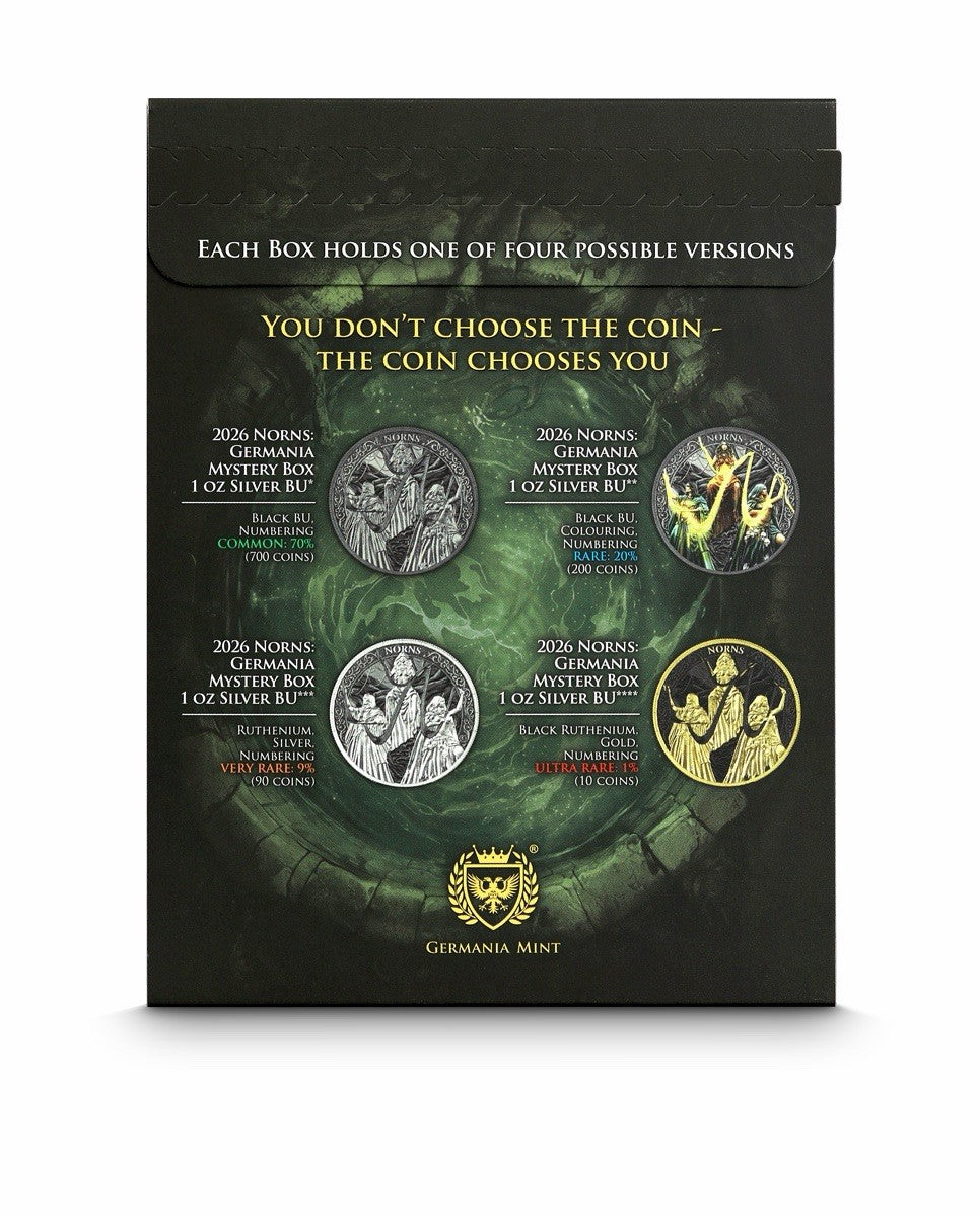 2026 Germania Norns 1 oz Silver Coin Mystery Box