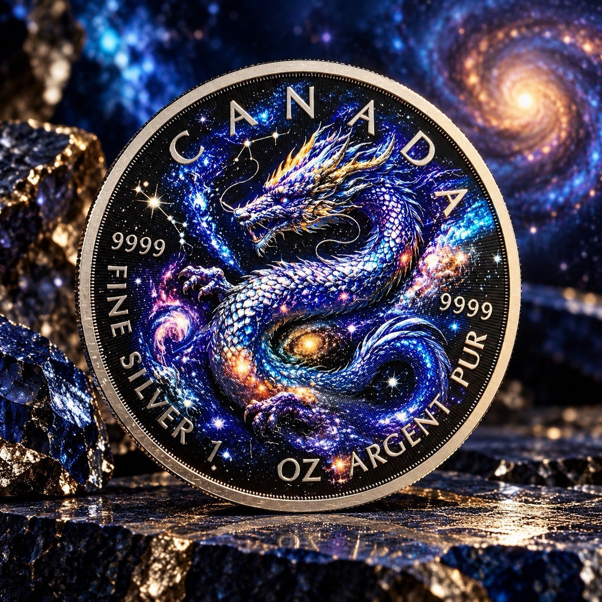 2026 Canada Maple Leaf Stellar Guardian Edition 1 oz Silver Coin