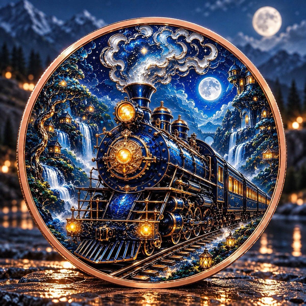 2026 The Journey Collection: Moonlit Express 5oz UHR Copper Coin