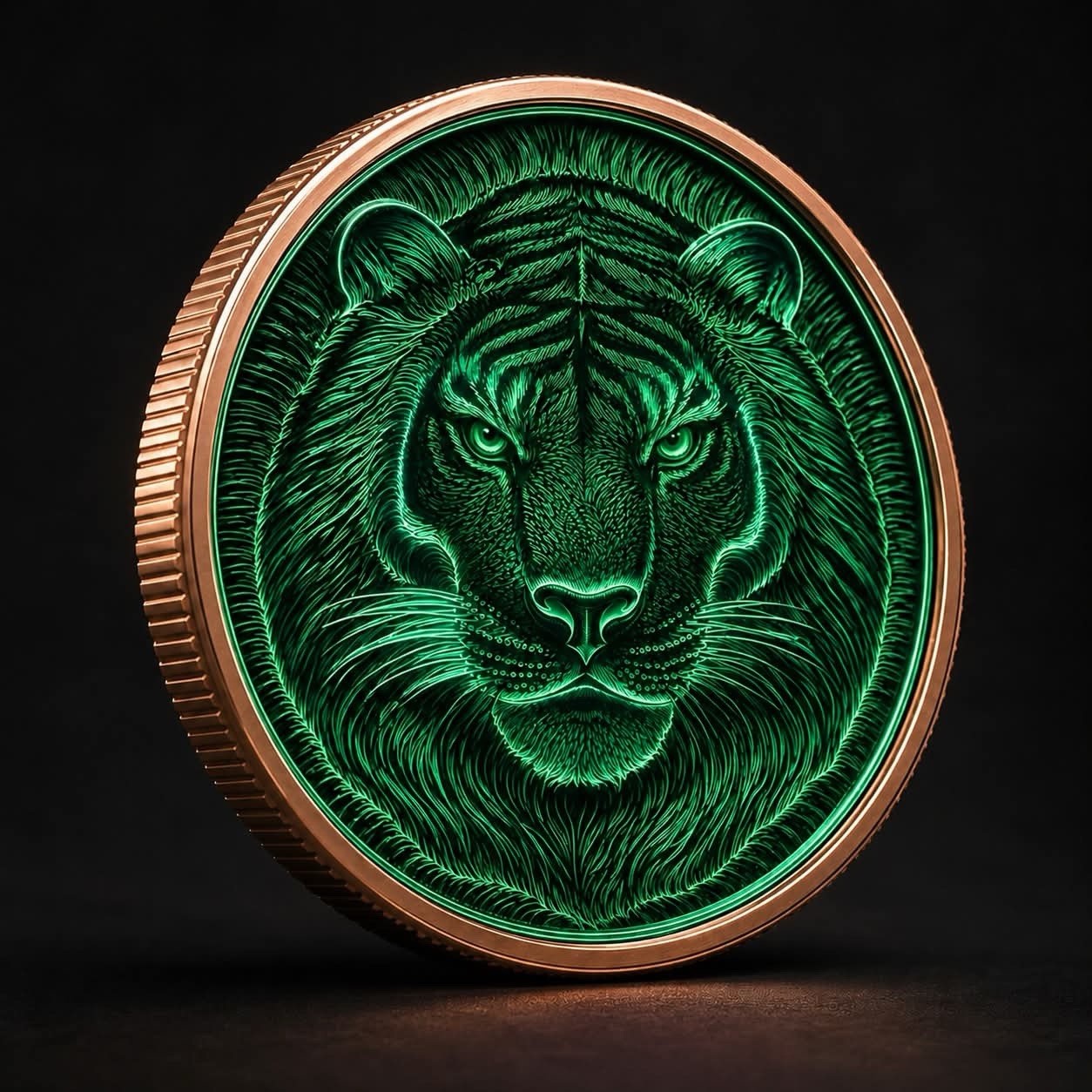 2026 5 oz Emerald Forest Tiger Edition Copper Round