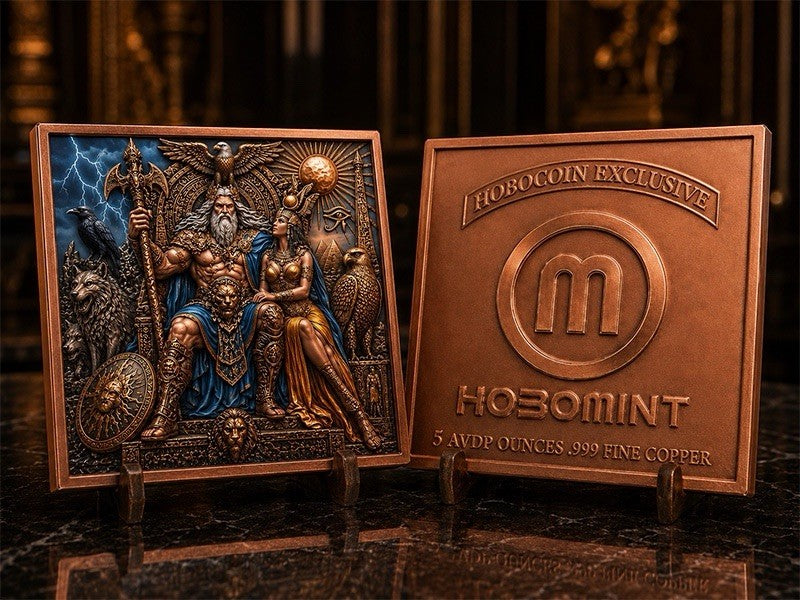 Mythological Fusion - The Celestial Tyrant 5 oz Copper Bar