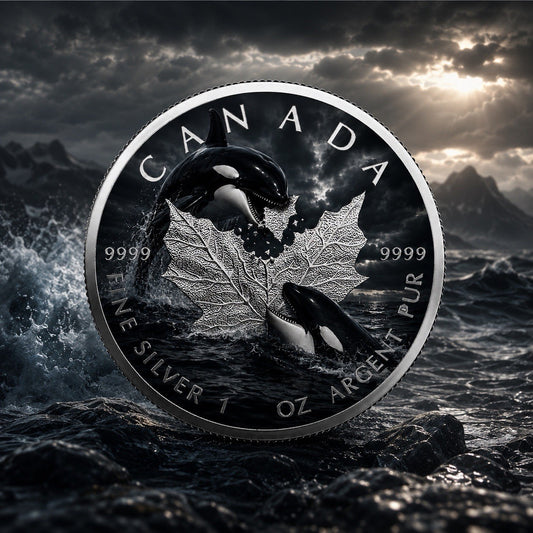 1 oz 2026 Canada Maple Leaf Orca Edition