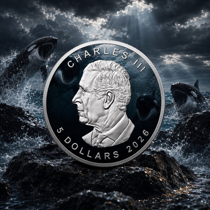 1 oz 2026 Canada Maple Leaf Orca Edition