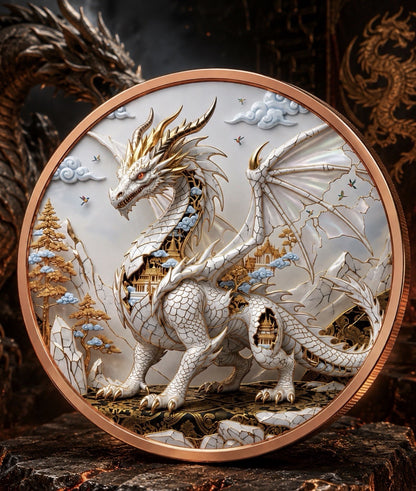2026 Dragon Dynasty Series: Alpine Dragon 5 oz Copper Coin