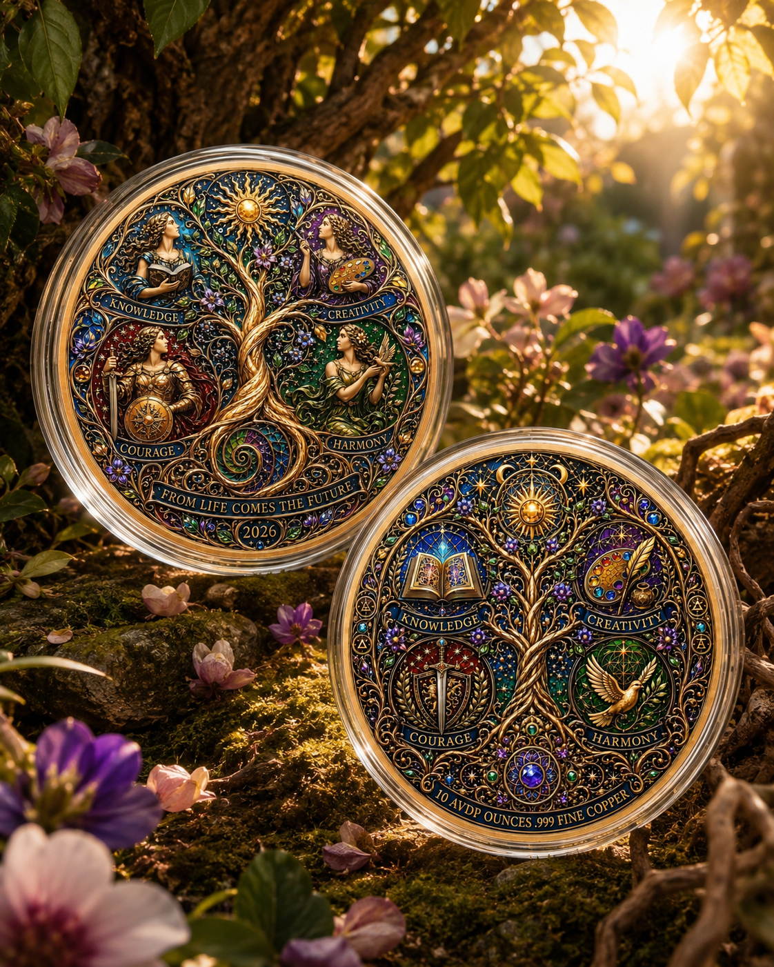 From Life Comes the Future 10 oz Copper Medal