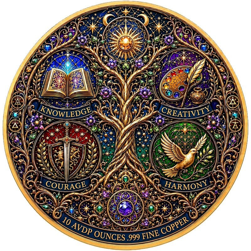 From Life Comes the Future 10 oz Copper Medal